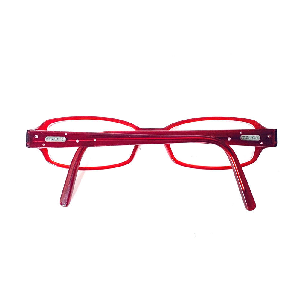 Coach Red Rectangular Frame Glasses - image 7